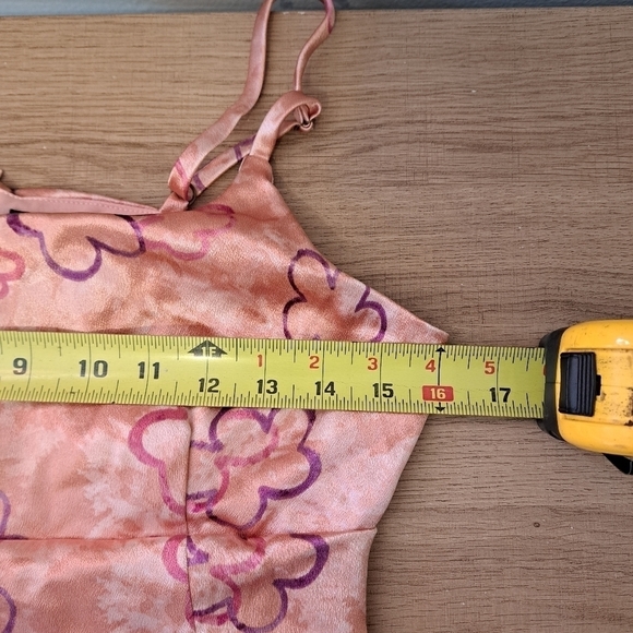 WILD Fable Dresses Women's Notch Slip Satin Barbiecore Pink Dress M - Picture 6 of 7